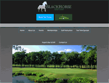 Tablet Screenshot of blackhorsegolfclub.com